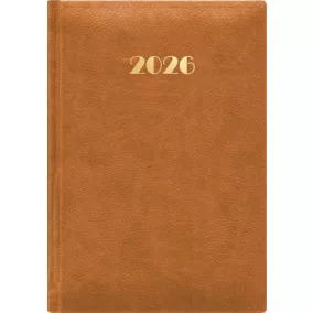   Naptár, tervező, A5, napi, DAYLINER, "Pellana", okker