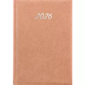   Naptár, tervező, A5, napi, DAYLINER, "Rebel", bézs