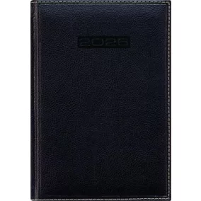   Naptár, tervező, A5, napi, DAYLINER, "Sherwood", fekete