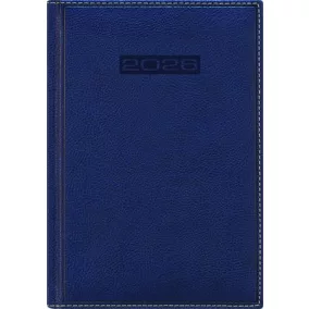   Naptár, tervező, A5, napi, DAYLINER, "Sherwood", kék