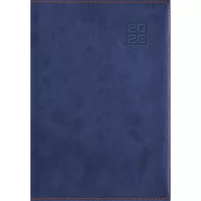   Naptár, tervező, A5, napi, DAYLINER "Square", kék
