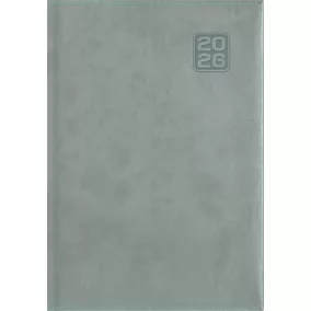   Naptár, tervező, A5, napi, DAYLINER "Square", szürkéskék