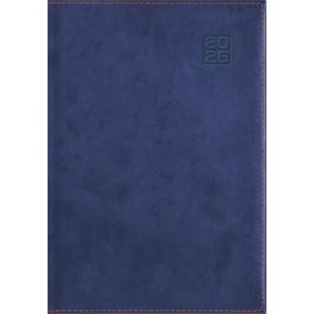   Naptár, tervező, B5, heti, DAYLINER "Square", kék