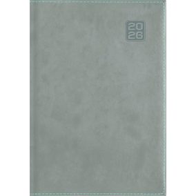   Naptár, tervező, B5, heti, DAYLINER "Square", szürkéskék