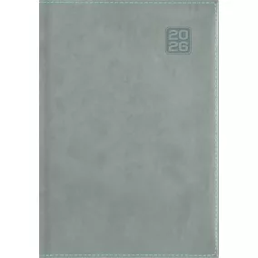   Naptár, tervező, B5, heti, DAYLINER "Square", szürkéskék
