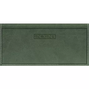   Zsebnaptár, fekvő elrendezésű, DAYLINER, "Sherwood", zöld