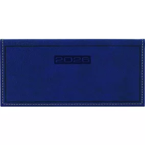   Zsebnaptár, fekvő elrendezésű, DAYLINER, "Sherwood", kék