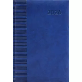   Naptár, tervező, A5, napi, DAYLINER, "Tucson", kék