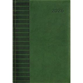   Naptár, tervező, B5, heti, DAYLINER, "Tucson", zöld