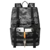 Notebook hátizsák, 15,6", rolltop, 15L, RIVACASE "7621 Sherwood", szürke-terepminta