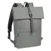 Notebook hátizsák, 15,6", rolltop, 15L, RIVACASE "Gremio ECO 5567", szürke