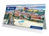 Naptár, asztali, álló, VICTORIA OFFICE "Európa Csodái" (2026 évi)