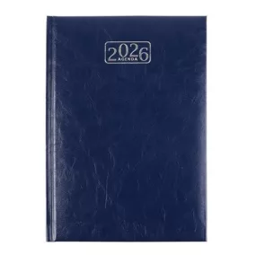   Naptár, tervező, A5, napi, VICTORIA OFFICE "Chrono", sötétkék (2027 évi)