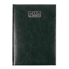   Naptár, tervező, A5, napi, VICTORIA OFFICE "Chrono", zöld (2027 évi)