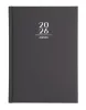 Naptár, tervező, A5, napi, VICTORIA OFFICE "Chrono", szürke (2027 évi)