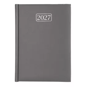   Naptár, tervező, A5, napi, VICTORIA OFFICE "Chrono", szürke (2027 évi)