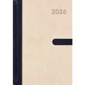   Naptár, tervező, A5, heti, DAYLINER "Winner", bézs