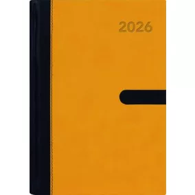   Naptár, tervező, A5, napi, DAYLINER "Winner", sárga