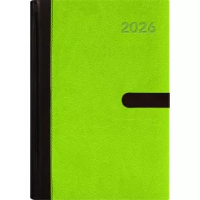   Naptár, tervező, A5, napi, DAYLINER, "Winner", zöld