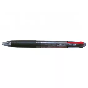   Golyóstoll, 0,25 mm, nyomógombos, fekete tolltest, PILOT "Feed GP4", négyszínű