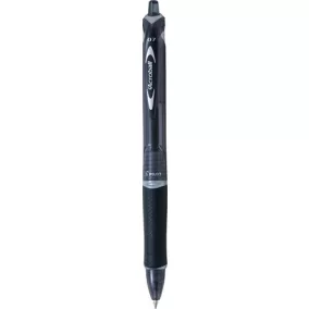   Golyóstoll, 0,25 mm, nyomógombos, PILOT "Acroball", fekete