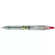 Golyóstoll, 0,27 mm, nyomógombos, PILOT "B2P EcoBall", piros