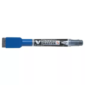   Táblamarker, törlőkupakkal, 1,3 mm, EF, kúpos, PILOT "V-Board Master S", kék