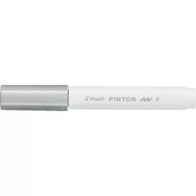 Dekormarker, 1 mm, PILOT "Pintor F", ezüst