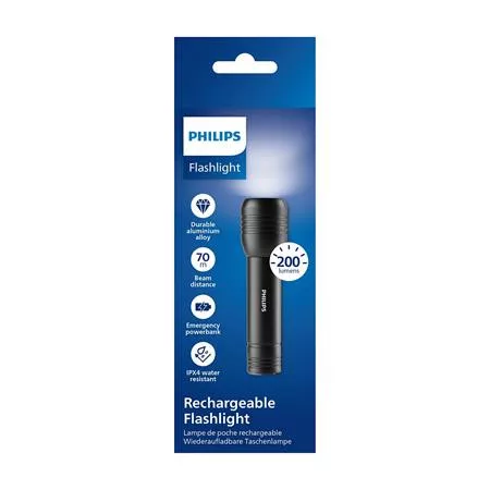 Elemlámpa, Pro LED, újratölthető, PHILIPS