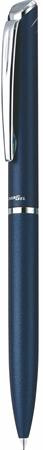 Zseléstoll, 0,35 mm, rotációs, diplomatakék tolltest, PENTEL "EnerGel BL-2007" fekete, ajándék kék betéttel