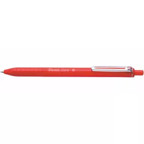  Golyóstoll, 0,35 mm, nyomógombos, PENTEL "iZee", piros