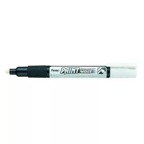 Lakkmarker, 2 mm, kúpos, PENTEL "MMP20", fehér