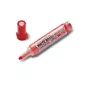   Táblamarker, 6 mm, kúpos hegy, PENTEL "Easyflo", piros