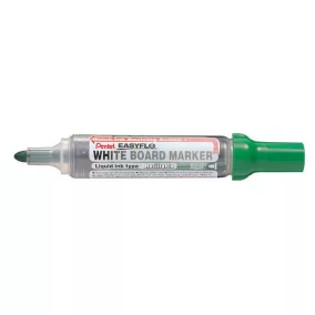   Táblamarker, 6 mm, kúpos hegy, PENTEL "Easyflo", zöld