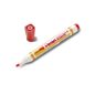 Táblamarker, 2 mm, kúpos hegy, PENTEL, piros