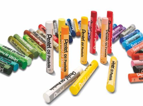 Olajpasztell kréta, PENTEL, "Arts", 50 különböző szín
