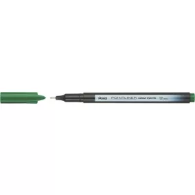 Tűfilc, 0,4 mm, PENTEL "Pointliner", fenyőzöld