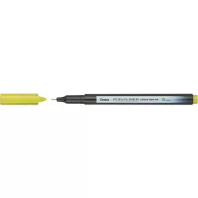 Tűfilc, 0,4 mm, PENTEL "Pointliner", limezöld