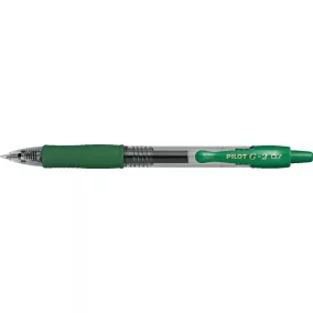  Zseléstoll, 0,32 mm, nyomógombos, PILOT "G-2", zöld