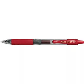  Zseléstoll, 0,32 mm, nyomógombos, PILOT "G-2", piros