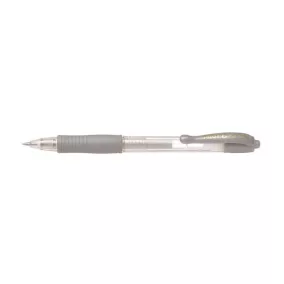   Zseléstoll, 0,32 mm, nyomógombos, PILOT "G-2 Metallic", ezüst