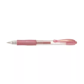   Zseléstoll, 0,32 mm, nyomógombos, PILOT "G-2 Metallic", rózsaszín