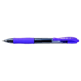   Zseléstoll, 0,32 mm, nyomógombos, PILOT "G-2", lila