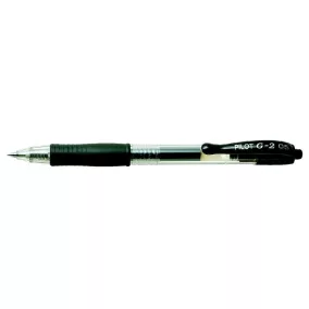   Zseléstoll, 0,25 mm, nyomógombos, PILOT "G-2", fekete