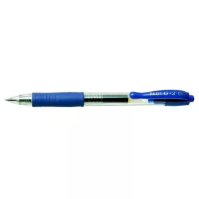   Zseléstoll, 0,25 mm, nyomógombos, PILOT "G-2", kék