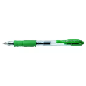   Zseléstoll, 0,25 mm, nyomógombos, PILOT "G-2", zöld