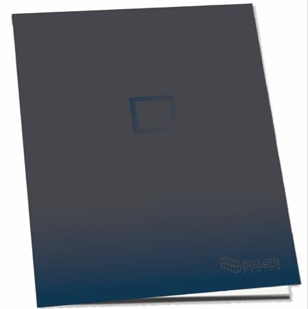 Füzet, tűzött, A4, kockás, 52 lap, PULSE "Dark Colours"