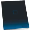 Füzet, tűzött, A4, kockás, 52 lap, PULSE "Dark Colours"