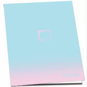   Füzet, tűzött, A5, kockás, 52 lap, PULSE "Pastel Colours"