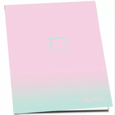 Füzet, tűzött, A5, kockás, 52 lap, PULSE "Pastel Colours"
